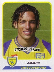 Sticker Amauri - Calciatori 2003-2004 - Panini