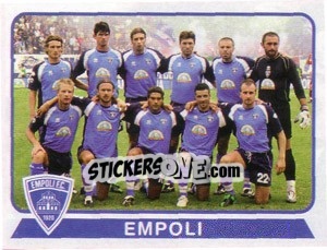 Figurina Squadra Empoli - Calciatori 2003-2004 - Panini
