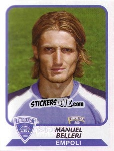 Sticker Manuel Belleri - Calciatori 2003-2004 - Panini
