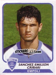 Cromo Sanchez Emilson Cribari - Calciatori 2003-2004 - Panini