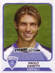 Cromo Paolo Zanetti - Calciatori 2003-2004 - Panini
