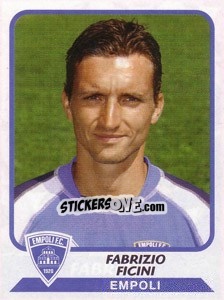 Cromo Fabrizio Ficini - Calciatori 2003-2004 - Panini