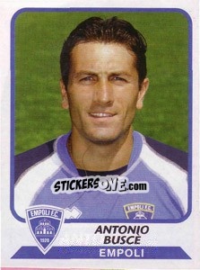 Figurina Antonio Busce - Calciatori 2003-2004 - Panini