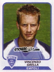 Sticker Vincenzo Grella - Calciatori 2003-2004 n. 111 - Panini
