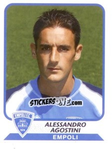 Figurina Alessandro Agostini - Calciatori 2003-2004 - Panini