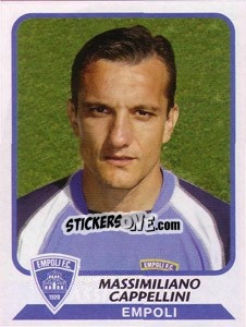 Figurina Massimiliano Cappellini - Calciatori 2003-2004 - Panini