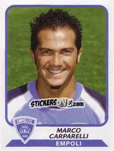 Figurina Marco Carparelli - Calciatori 2003-2004 - Panini