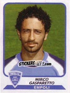 Sticker Mirco Gasparetto - Calciatori 2003-2004 - Panini