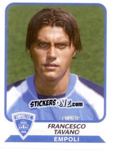 Cromo Francesco Tavano - Calciatori 2003-2004 - Panini