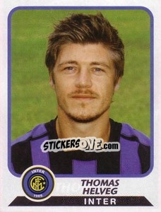 Cromo Thomas Helveg - Calciatori 2003-2004 - Panini