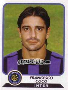 Figurina Francesco Coco - Calciatori 2003-2004 - Panini