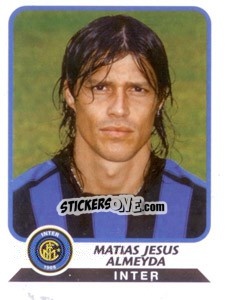 Sticker Matias Jesus Almeyda - Calciatori 2003-2004 - Panini