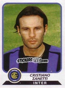 Sticker Cristiano Zanetti - Calciatori 2003-2004 - Panini