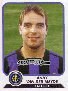 Figurina Andy van der Meyde - Calciatori 2003-2004 - Panini