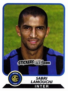 Sticker Sabri Lamouchi - Calciatori 2003-2004 - Panini