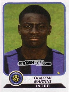 Figurina Obafemi Martins - Calciatori 2003-2004 - Panini