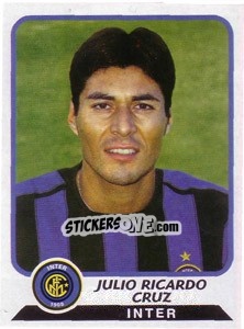 Cromo Julio Ricardo Cruz - Calciatori 2003-2004 - Panini