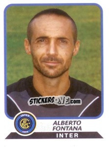 Figurina Alberto Fontana - Calciatori 2003-2004 - Panini