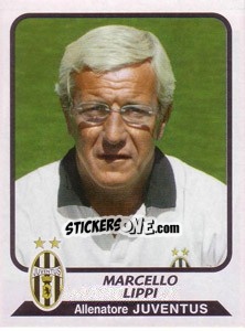 Figurina Marcello Lippi (allenatore) - Calciatori 2003-2004 - Panini