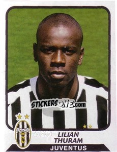 Sticker Lilian Thuram - Calciatori 2003-2004 - Panini