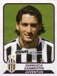 Cromo Gianluca Zambrotta - Calciatori 2003-2004 - Panini