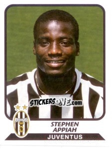 Sticker Stephen Appiah - Calciatori 2003-2004 - Panini