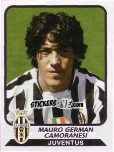 Figurina Mauro German Camoranesi - Calciatori 2003-2004 - Panini