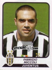 Cromo Fabrizio Miccoli - Calciatori 2003-2004 - Panini