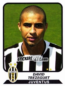 Figurina David Trezeguet - Calciatori 2003-2004 - Panini