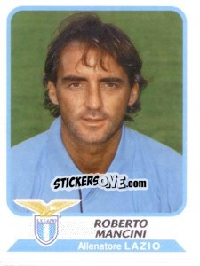 Figurina Roberto Mancini (allenatore) - Calciatori 2003-2004 - Panini