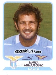 Figurina Sinisa Mihajlovic - Calciatori 2003-2004 - Panini