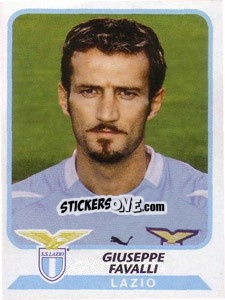 Figurina Giuseppe Favalli - Calciatori 2003-2004 - Panini