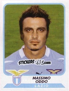 Sticker Massimo Oddo - Calciatori 2003-2004 - Panini