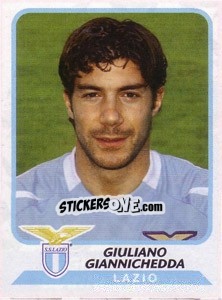 Sticker Giuliano Giannichedda - Calciatori 2003-2004 - Panini