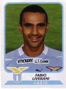 Sticker Fabio Liverani - Calciatori 2003-2004 - Panini