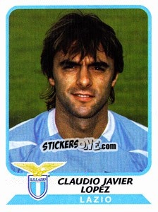 Sticker Claudio Javier Lopez - Calciatori 2003-2004 - Panini