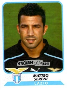 Cromo Matteo Sereni - Calciatori 2003-2004 - Panini