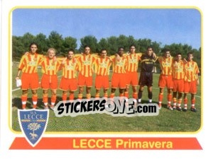 Figurina Squadra Lecce (Primavera) - Calciatori 2003-2004 - Panini