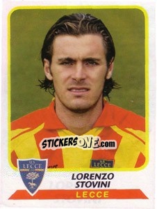 Figurina Lorenzo Stovini - Calciatori 2003-2004 - Panini