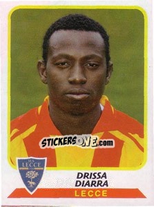 Figurina Drissa Diarra - Calciatori 2003-2004 - Panini