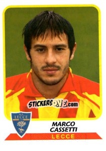 Cromo Marco Cassetti - Calciatori 2003-2004 - Panini