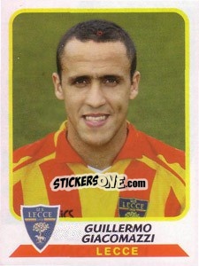 Sticker Guillermo Giacomazzi - Calciatori 2003-2004 - Panini