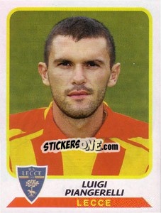 Sticker Luigi Piangerelli - Calciatori 2003-2004 - Panini