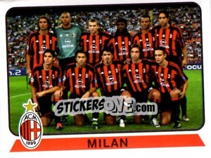 Figurina Squadra Milan - Calciatori 2003-2004 - Panini