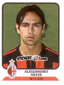 Figurina Alessandro Nesta - Calciatori 2003-2004 - Panini