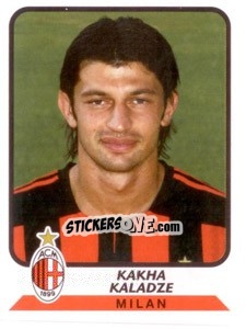 Figurina Kakha Kaladze - Calciatori 2003-2004 - Panini