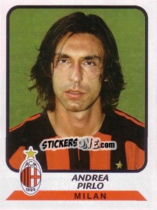 Figurina Andrea Pirlo - Calciatori 2003-2004 - Panini