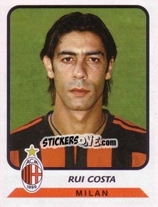 Figurina Rui Costa - Calciatori 2003-2004 - Panini