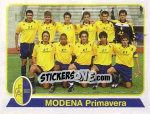 Figurina Squadra Modena (Primavera) - Calciatori 2003-2004 - Panini