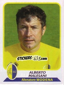 Cromo Alberto Malesani (allenatore) - Calciatori 2003-2004 - Panini